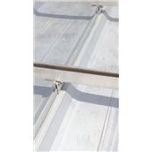 NON PENETRATING SOLAR MOUNTING ON SEAM TYPE SHEET