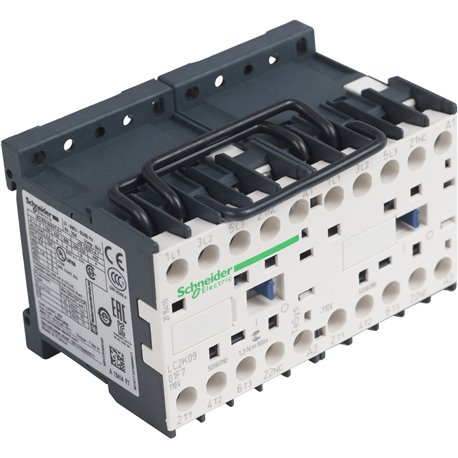 SCHNEIDER, 3 Pole, 9A, 110V AC, TeSys K-model Reversing Contactor