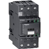 SCHNEIDER, 3 Pole, 40A, 24V DC Low Comsumption, TeSys D-model Power Contactor