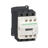 SCHNEIDER, 3 Pole, 12A, 24V DC, TeSys D-model Power Contactor