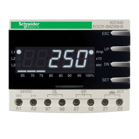 Schneider, 80A, Digital Electronic Over current relay With ground - fault protection