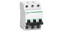 SCHNEIDER, 3 Pole, 63A, xC60 B-CURVE AC MCB