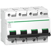 Schneider, 4 Pole, 80A, C120N AC MCB