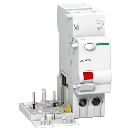 Schneider, 2 Pole, 25A, 300mA, AC, Vigi xC60 RCD Add-on block