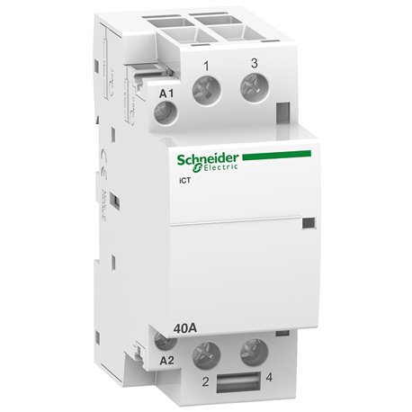 Schneider, 2 Pole, 40A, Acti 9 iCT Contactors