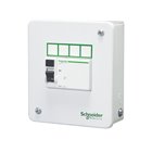 SCHNEIDER, 2 Way, Acti 9, IP30-Single Door Metal Enclosure DB 