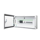 Schneider, Acti 9 IP 43 Double Door, 12 way SPN Metallic Modular DB