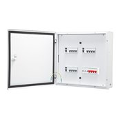 Schneider, Acti 9 IP 43 Double Door, 4 way eco TPN Metallic Modular DB