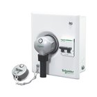 SCHNEIDER, 30A, 3 Pole+N, Acti 9, IP30-Single Door, Metal Clad Plug & Socket Unit for DB