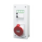 SCHNEIDER, Acti 9, IP30 Single Door, 32A, 3 Pole, Plug & Socket Unit 