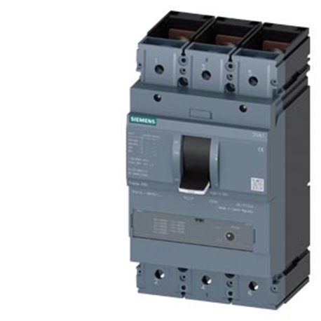 SIEMENS, SENTRON 3VA 3 Pole 500A 55kA MCCB for Motor Protection