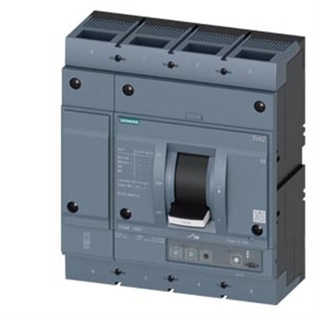 SIEMENS, SENTRON 3VA 4 Pole 1000A 55kA MCCB