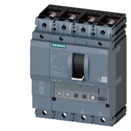 SIEMENS, SENTRON 3VA 4 Pole 40A 36kA MCCB