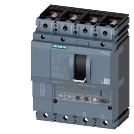 SIEMENS, SENTRON 3VA 4 Pole 250A 36kA MCCB