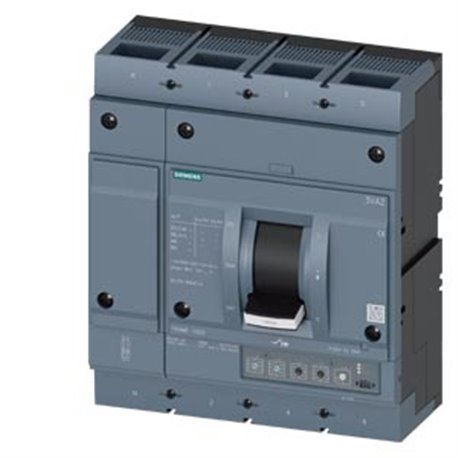 SIEMENS, SENTRON 3VA 4 Pole 800A 55kA MCCB