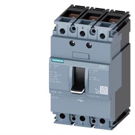 SIEMENS, SENTRON 3VA 3 Pole 63A MCCB SD