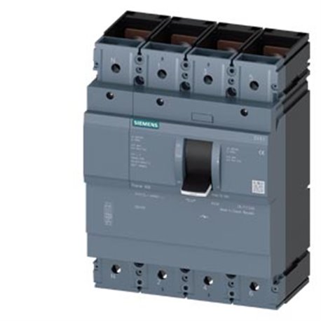 SIEMENS, SENTRON 3VA 4 Pole 400A MCCB SD 