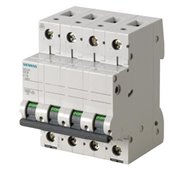 SIEMENS, 4 Pole 50A Betagard 5SL6 MCB