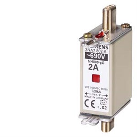 SIEMENS, 20A HRC DIN Type 3NA Fuse 