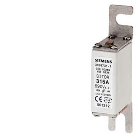 SIEMENS, 63A SITOR 3NE8 Type Fuse for semiconductor protection