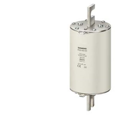 SIEMENS, 600A SITOR 3NE5 Type Fuse for semiconductor protection