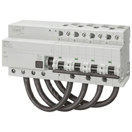 SIEMENS, 40A, 4 Pole, 100mA Betagard 5SU1, class AC RCB