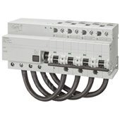 SIEMENS, 40A, 4 Pole, 30mA, Betagard 5SU1, class AC RCB