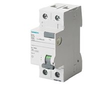 SIEMENS, 63A, 2 Pole, 100mA Betagard 5SV, class AC RCCB