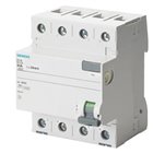 SIEMENS, 4 Pole, 63A, 300mA, Betagard 5SV, Type AC, RCCB