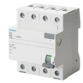 SIEMENS, 80A, 4 Pole, 100mA Betagard 5SV, class AC RCCB