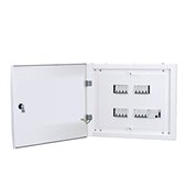 SIEMENS, IP43, 16 Way, Metal Double Door TPN Betagard DB