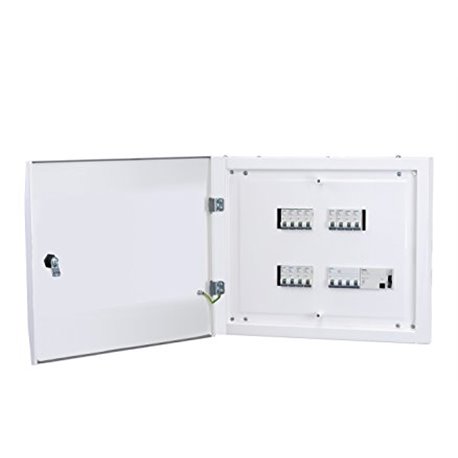 SIEMENS, IP43, 4 Way, Metal Double Door TPN Betagard DB