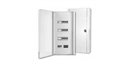 SIEMENS, IP42, 4 Way,Vertical Double Door, TPN DB