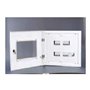 SIEMENS, IP43, 8 Way, Acrylic Double Door TPN Betagard DB