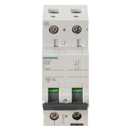 SIEMENS, 2 Pole, 100A, Betagard 5SP4 C-CURVE MCB