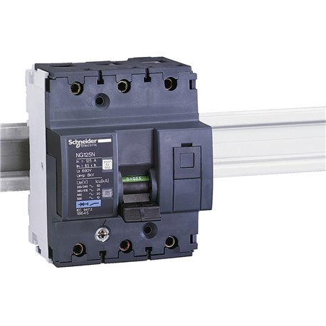 Schneider, 3 Pole, 10A, NG125N B-CURVE MCB