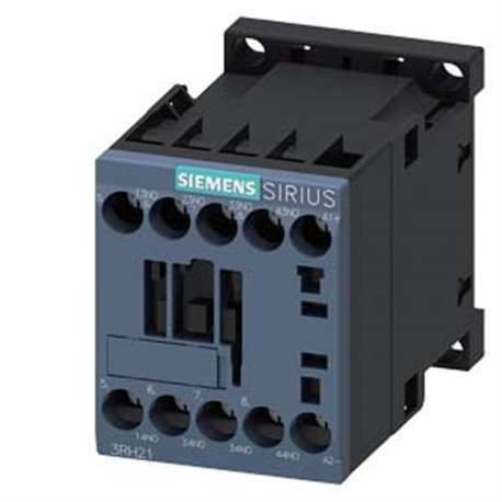 SIEMENS, 10A, Screw Type Terminal, Auxiliary Contactor 3RH21 Coupling Relays for Contactor Relays 