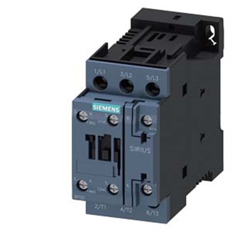 SIEMENS, 12A, 110V DC, 3RT2 SIZE S0 CONTACTOR