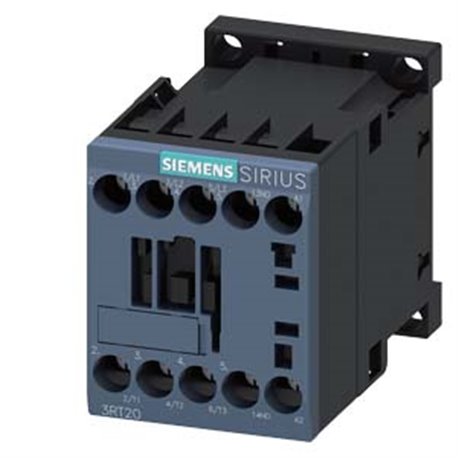 SIEMENS, 12A, 24V AC, Screw Type Terminal, 3RT POWER CONTACTOR 