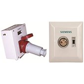 SIEMENS,IP20, 3 Phase, 32A, 3 Pole, Industrial plug & sockets 