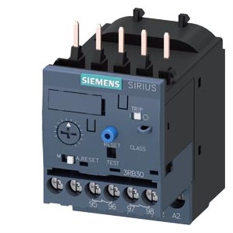 SIEMENS, 0.1-0.4A, Class 10, 3RB MICROPROCESSOR BASED OVERLOAD RELAY