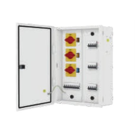 L&T, IP43-Metal Door, 10 way TPN Phase Selector DB