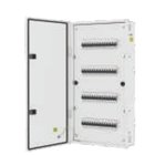 L&T, IP43-Metal Door, 4 Row, 56 Module Flexi/Row, DB