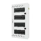 L&T, IP43-Glazed Door, 4 Row, 64 Module Flexi/Row, DB