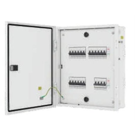 L&T, IP43-Metal Door, 6 way TPN DB