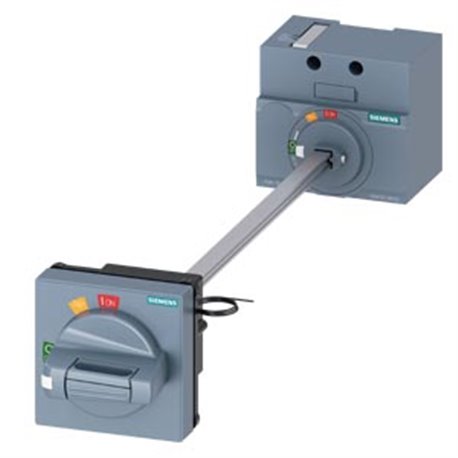 SIEMENS, SENTRON 3VA Illuminated - Door mounted rotary operator 24V DC for 3VA10/ 11 MCCB