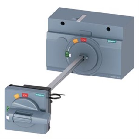 SIEMENS, SENTRON 3VA Illuminated - Door mounted rotary operator 24V DC for 3VA13/ 14, 3VA23/ 24 MCCB