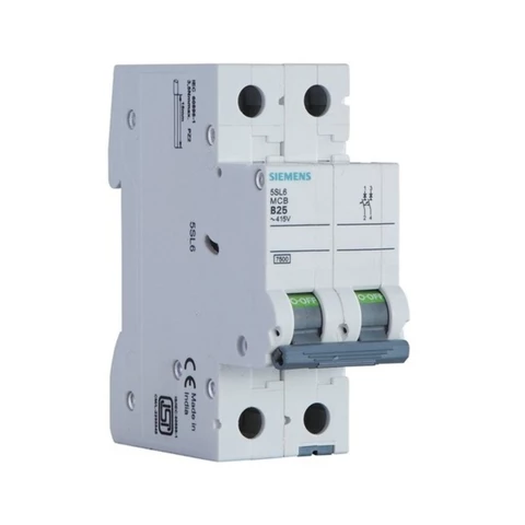 SIEMENS, 2 Pole, 0.5A, Betagard 5SL5 C-CURVE DC MCB