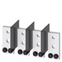 SIEMENS, SENTRON 3VA Busbar extensions with phase barriers for 4 pole, 3VA25 MCCB