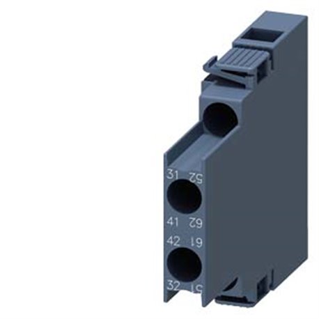 SIEMENS, Laterally mountable auxiliary switch blocks of 3RH2 & 3RT2 on left and / or right 